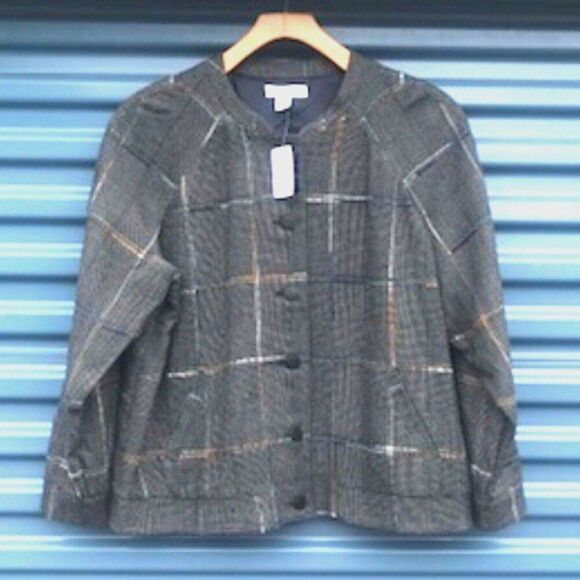 Suit Coat Blazer . Size: 14W x . Christopher & Banks . 40% Off - Picture 1 of 4